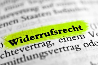 Widerrufsrecht Widerrufsrecht